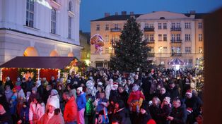 Kalisz: Impreza mikołajkowa na Rynku Głównym