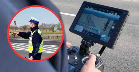 Międzyrzecz: "Uderzenie" dronem w kierowców na DK24. Aż 34 wykroczenia