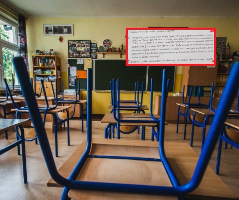 "Próba indoktrynacji". Serb pokazał, jakie zadanie dostało dziecko w szkole