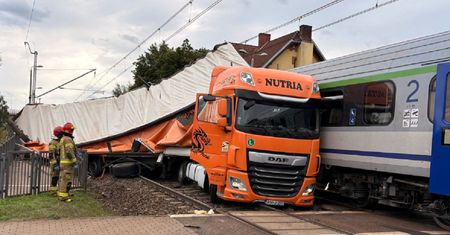 Zderzenie tira z pociągiem w Gdańsku. Są zarzuty dla Bośniaka