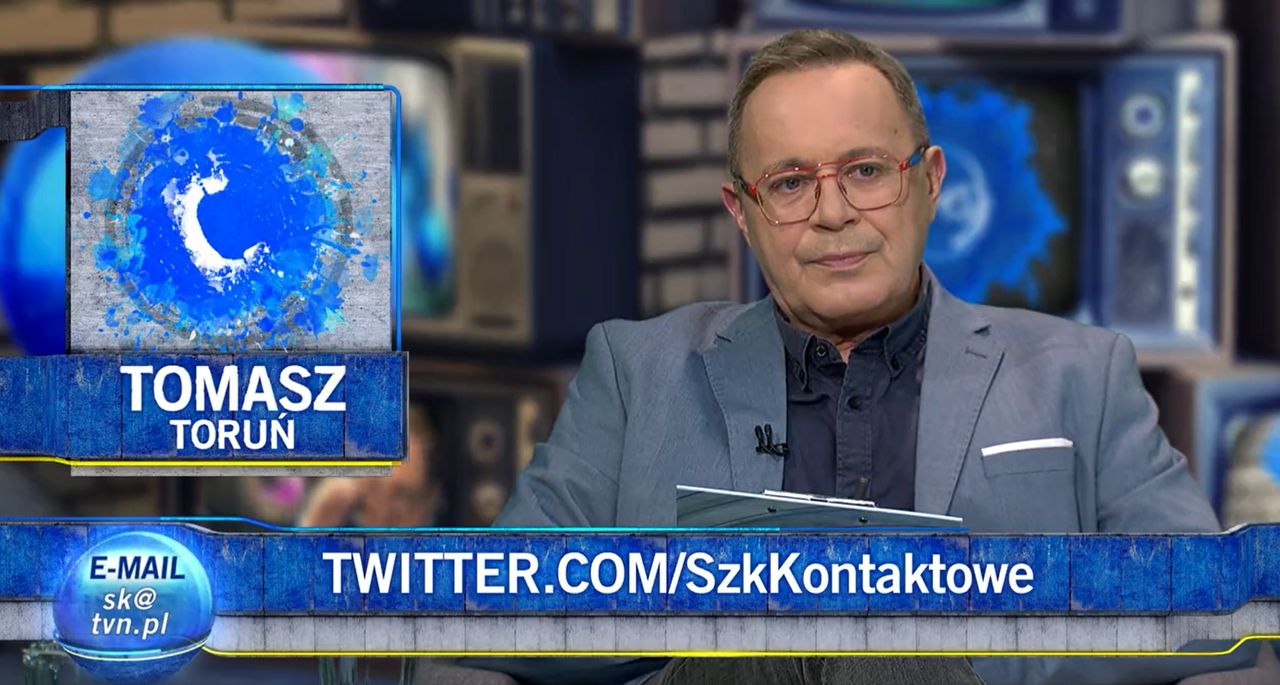 Podziękowania dla PiS w "Szkle kontaktowym". Sianeckiemu zrzedła mina