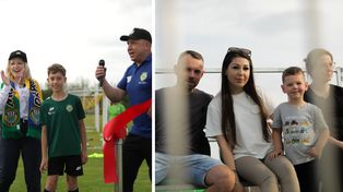 Jaczów: Przecięli wstęgę i otworzyli nową trybunę