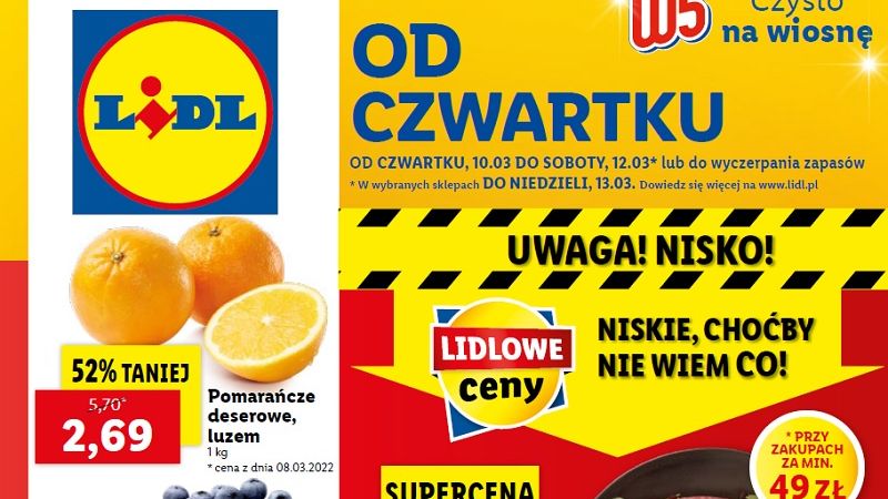 Lidl gazetka od czwartku 10.03
