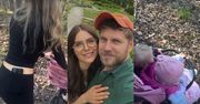 Tymczasem u Antka Królikowskiego rodzinna sielanka: spacer po lesie z Izabelą i córką (FOTO)
