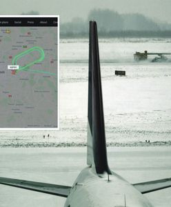 Samolot zawrócony przez wichurę. Inny przebijał się przez burzę