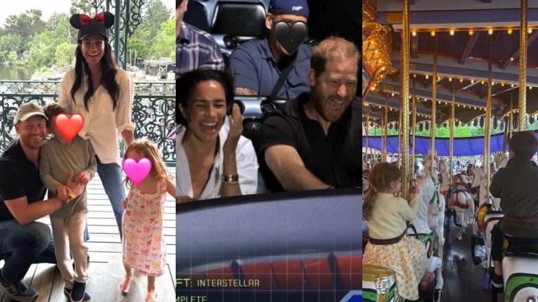 Meghan Marklei książę Harry z dziećmi w Disneylandzie