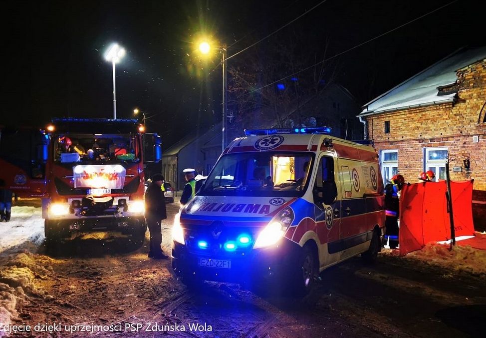 Śmiertelny wypadek w Zduńskiej Woli. Nie żyje jedna osoba