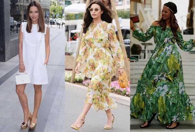 Jakie letnie sukienki oversize wybierają celebrytki?