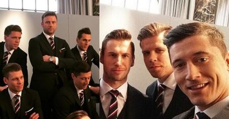 Krychowiak, Szczęsny i Lewandowski pozują w garniturach! (FOTO)