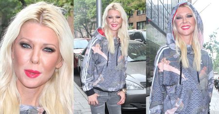 Wątła i zaspana Tara Reid snuje się po nowojorskim chodniku