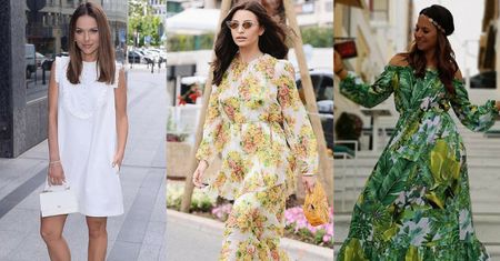 Jakie letnie sukienki oversize wybierają celebrytki?