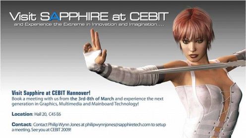 CeBIT 2009: Stoisko SAPPHIRE 1