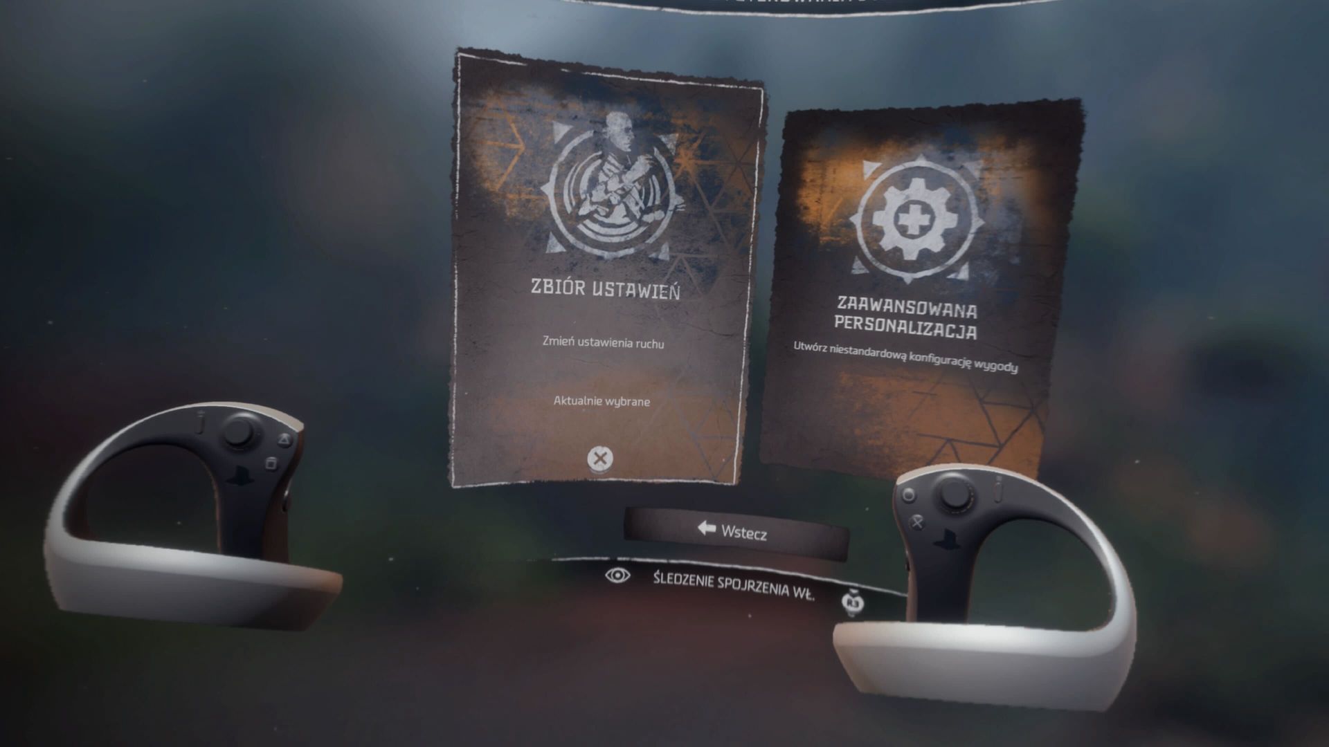 Podczas gry widzimy ręce, a w menu Sense VR