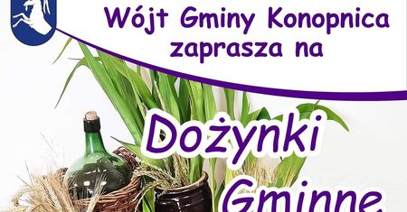 Dożynki Gminy Konopnica 2022. W programie występy artystyczne