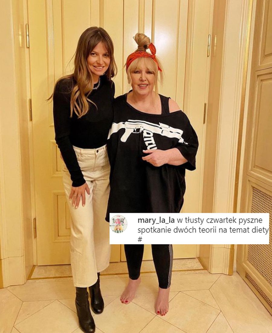 Anna Lewandowska spotkała się z Marylą Rodowicz