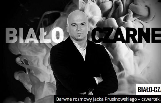 Jacek Prusinowski z programem „Biało-Czarne” w Nowa TV