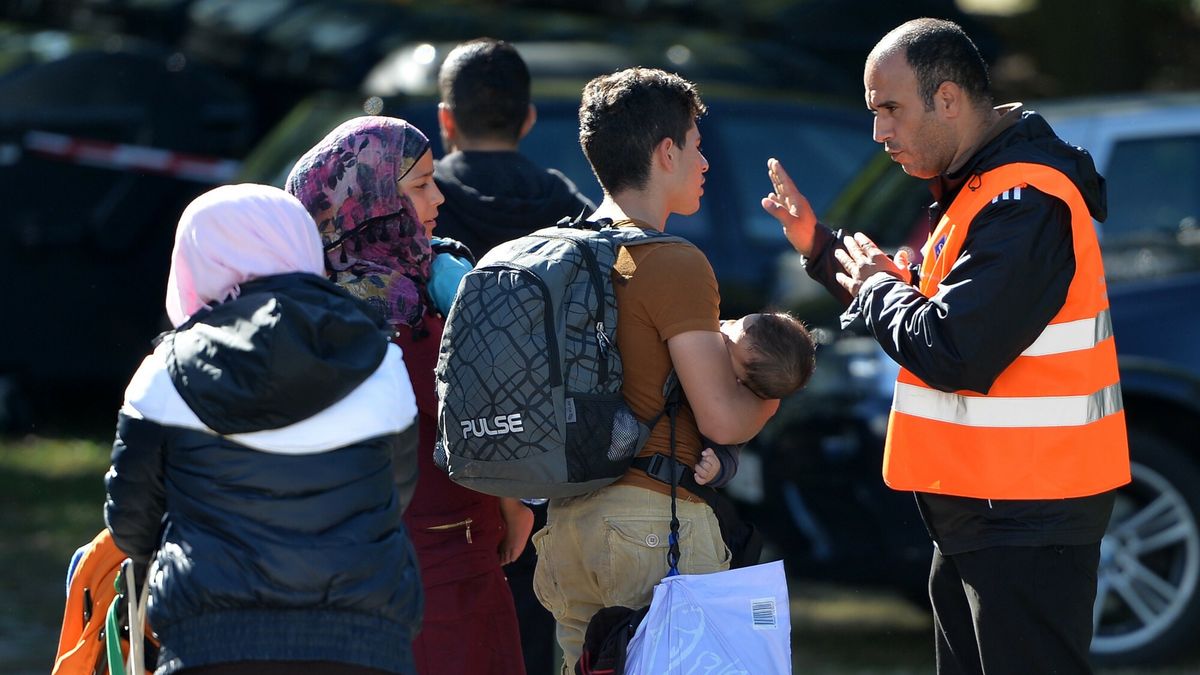 Ośrodek dla uchodźców w Berlinie. Zdjęcie ilustracyjne 
