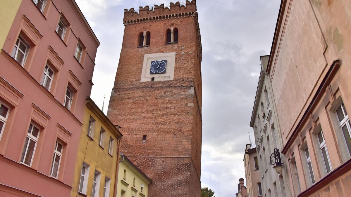 Krzywa Wieża w Ząbkowicach Śląskich.