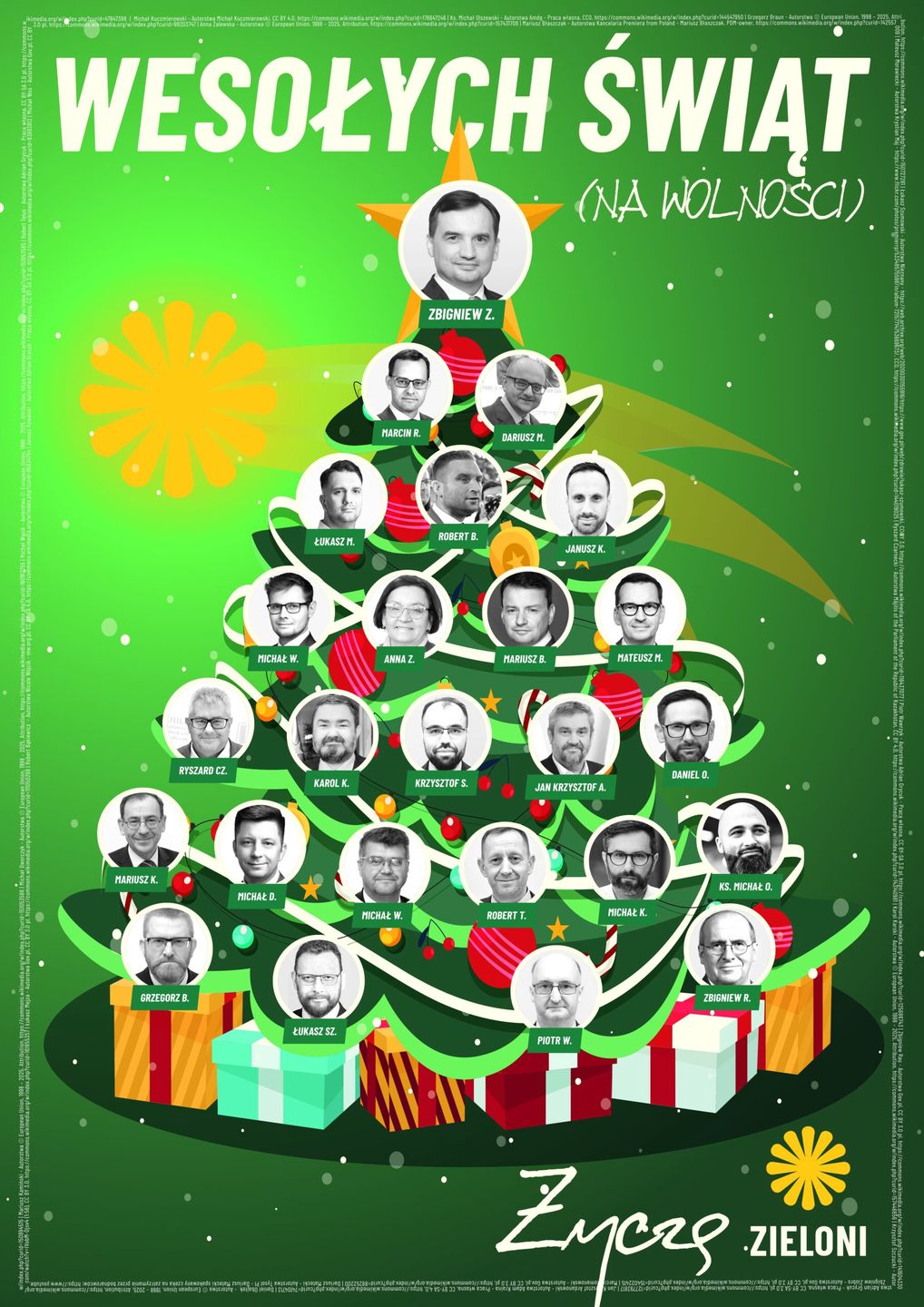 Kalendarz z politykami prawicy