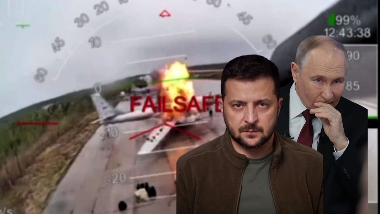 Zełenski wszystko widział. Tak zmasakrowali rosyjskie lotnictwo