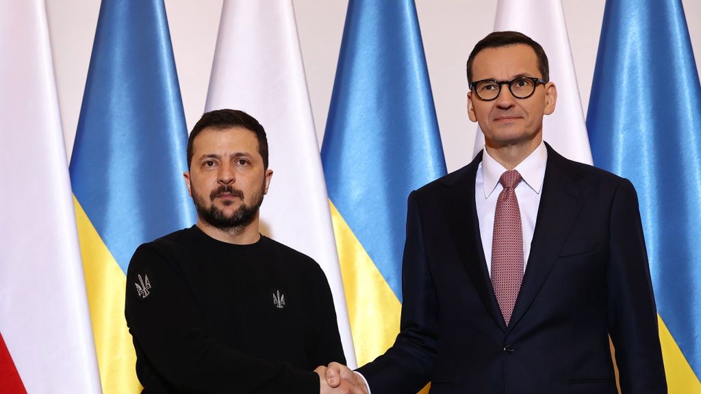 Wołodymyr Zełenski oraz Mateusz Morawiecki mają o czym rozmawiać. Trwa kryzys zbożowy