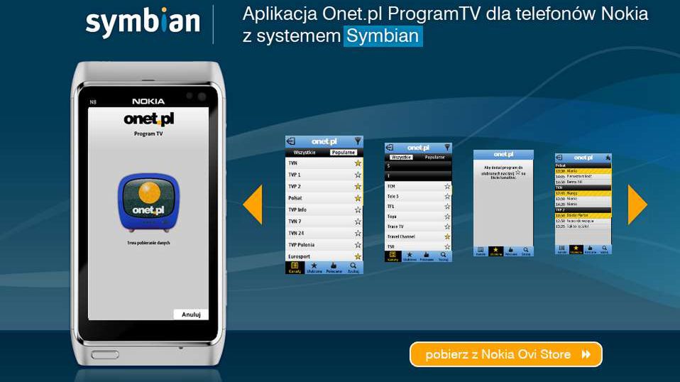 Gazeta telewizyjna Onetu już w Ovi Sklepie 1