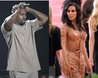 Kanye West wpadł w SZAŁ na widok kreacji Kim Kardashian z MET Gali: "Nie jestem już raperem, który ogląda się za TAKIMI dziewczynami"