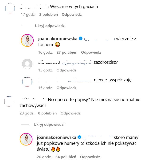 Joanna Koroniewska pokazała się w bikini. Zareagowała na zaczepki