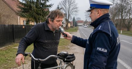 Pięciu pijanych rowerzystów zatrzymanych w jeden dzień. Rekordzista miał 3 promile