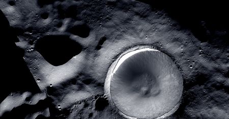 NASA pokazuje południowy biegun Księżyca. To bardzo rzadki widok