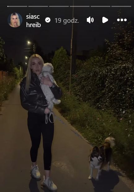Marianna Schreiber z psami