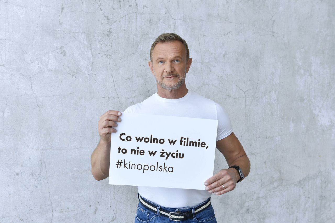 Cezary Pazura w kampanii Kino Polska