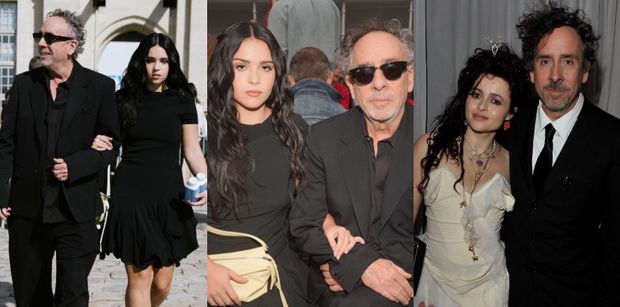 18-letnia CÓRKA Tima Burtona i Heleny Bonham Carter bryluje na Fashion Weeku u boku ojca. Wykapana mama? (ZDJĘCIA)