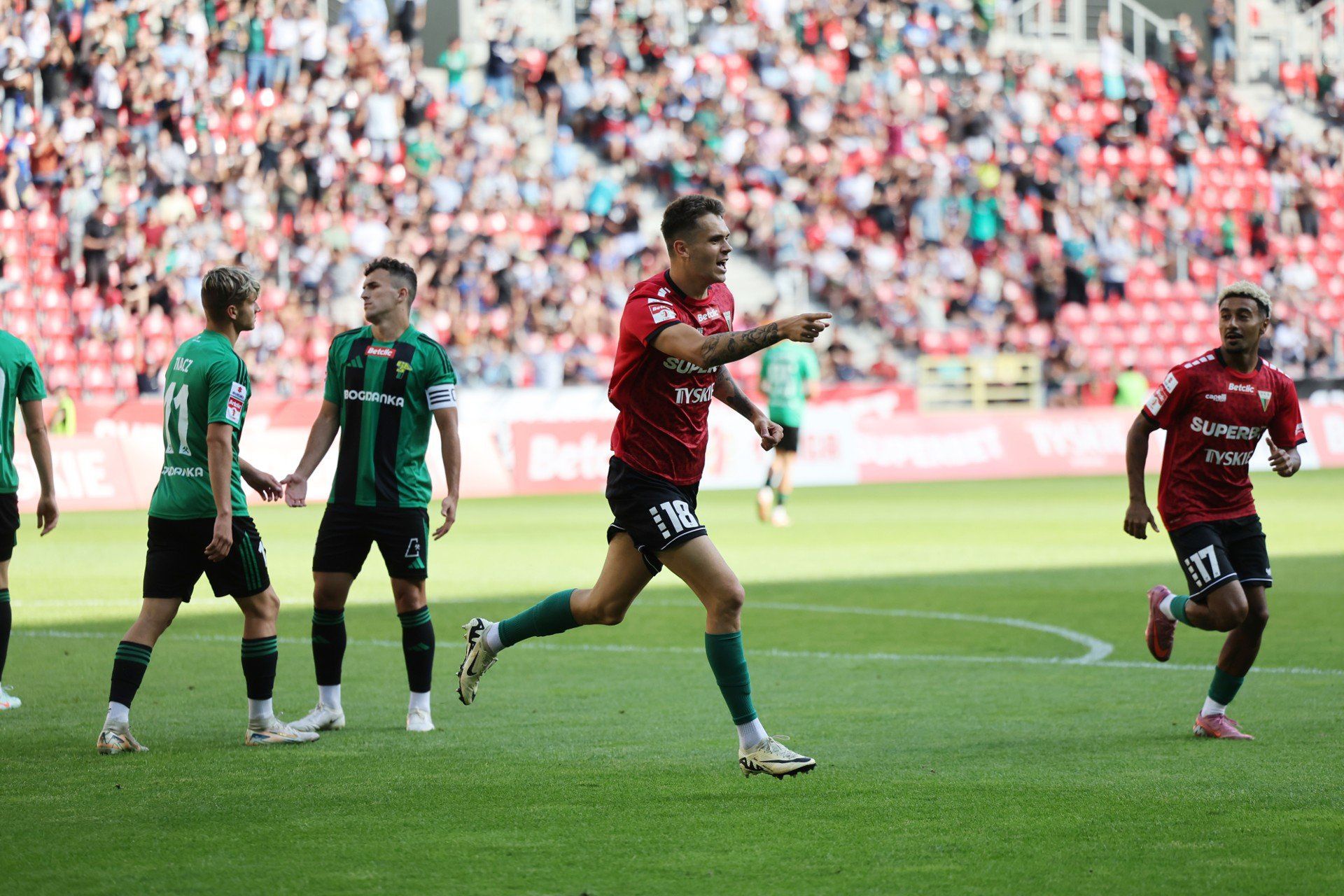 17.08.2025 GKS TYCHY - GORNIK LECZNA FOT. KARINA TROJOK DZIENNIK ZACHODNI POLSKA PRESS