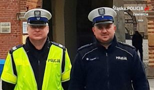 Zawiercie. Dwulatka pod policyjną eskortą bezpiecznie trafiła do szpitala