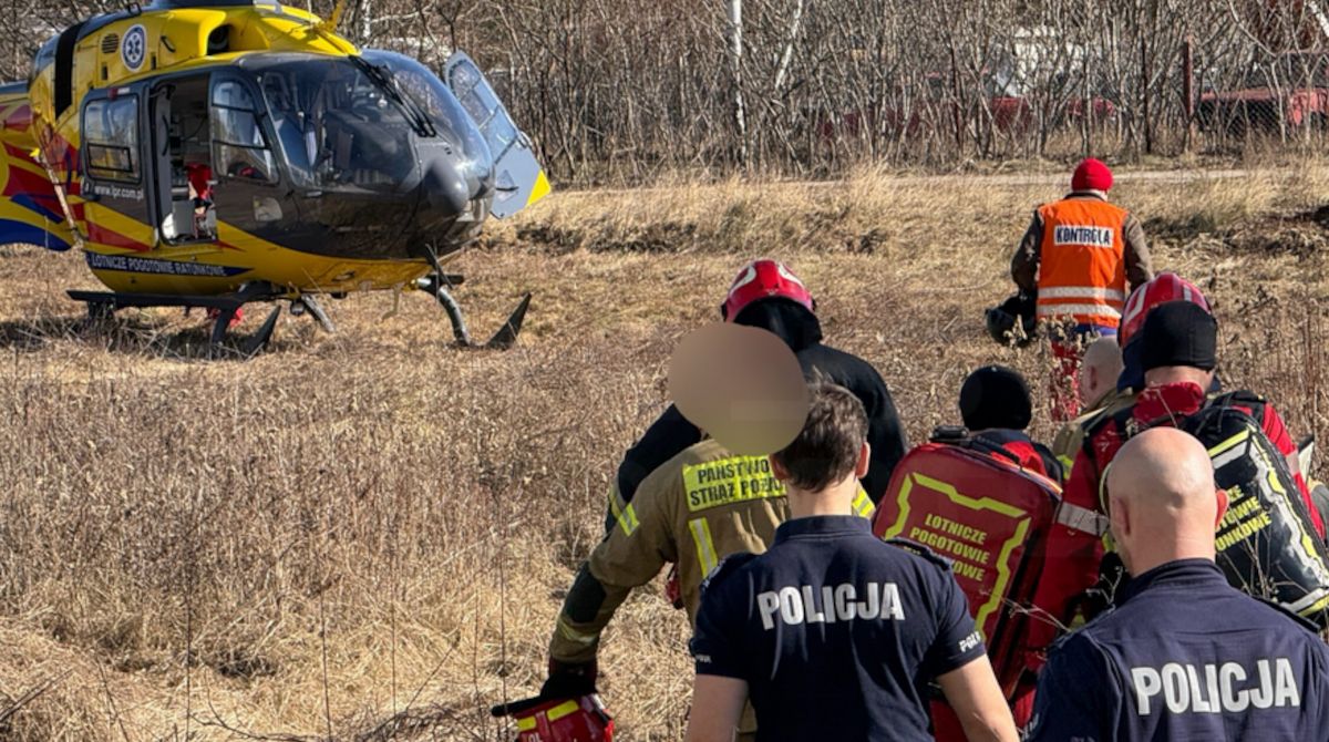 Wypadek na budowie na Białołęce.