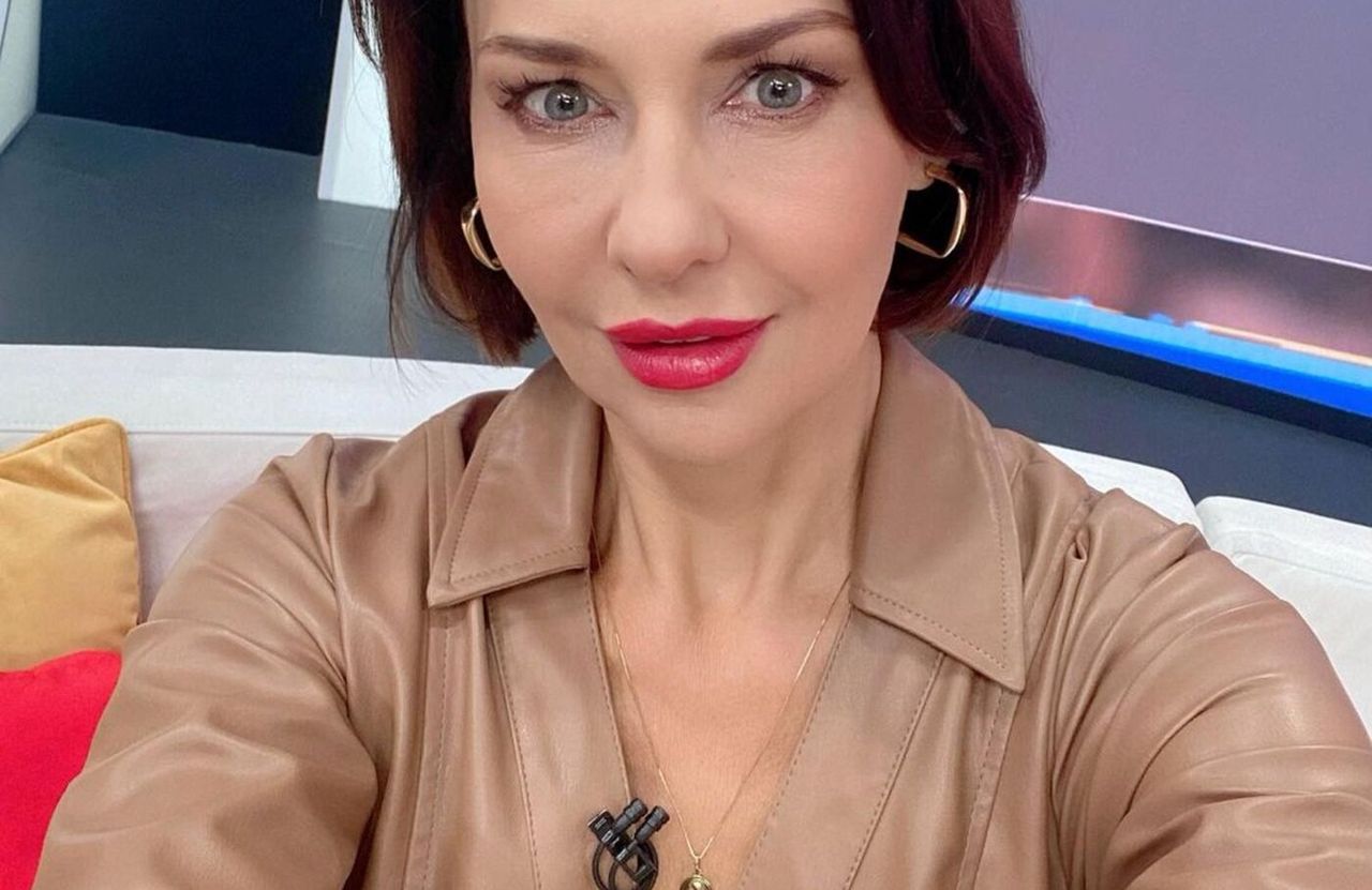 Anna Popek nie rozstaje się z czerwoną szminką
Instagram/annapopek_offcial
