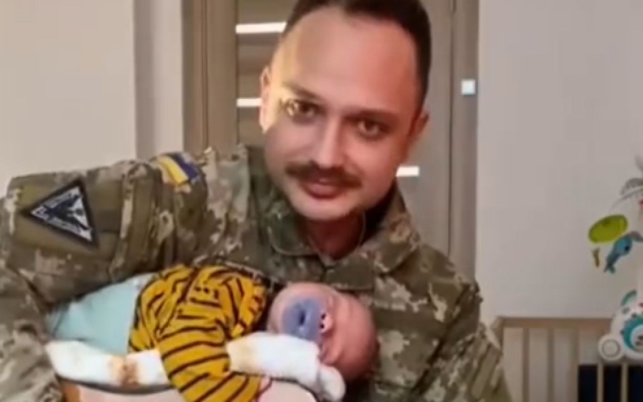 Ukraiński żołnierz wzruszył internautów. Nagranie obiegło sieć