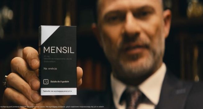 „Mężczyzna nie wymięka” w reklamie tabletek na erekcję Mensil (wideo)
