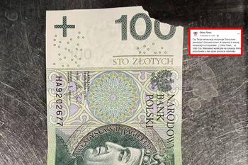 Ponad dwa tysiące komentarzy. Podarty banknot w Warszawie. Burza w sieci
