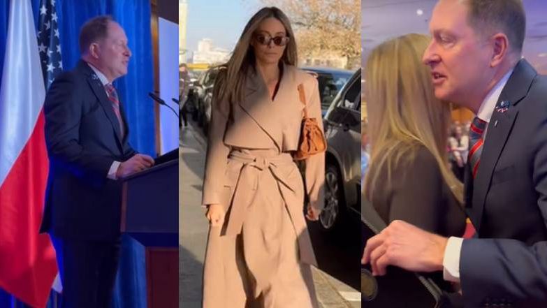 Małgorzata Rozenek dziarskim krokiem sunie do ambasady