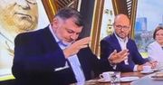 Kawa na ławie. Zabawna wpadka na antenie TVN 24