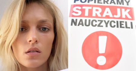 Anja Rubik hejtowana za wsparcie protestu nauczycieli! "A strajk bibliotekarzy czy sprzątaczek też będziesz popierać?!"