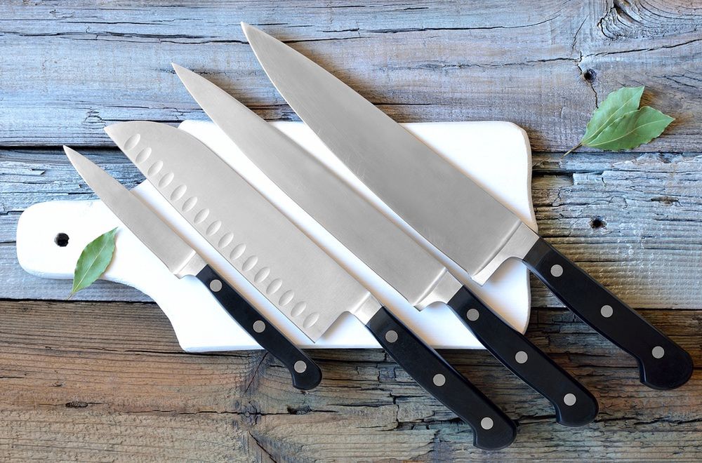 noże kuchenne deska do krojenia kuchnia