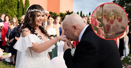 Nietypowe arbuzy na weselu Skiby. Gdy goście zobaczyli, ich ręce same składały się do oklasków