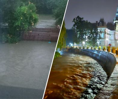 Nawet 1,5 metra wody. Powodzie błyskawiczne w okolicach Bielska-Białej