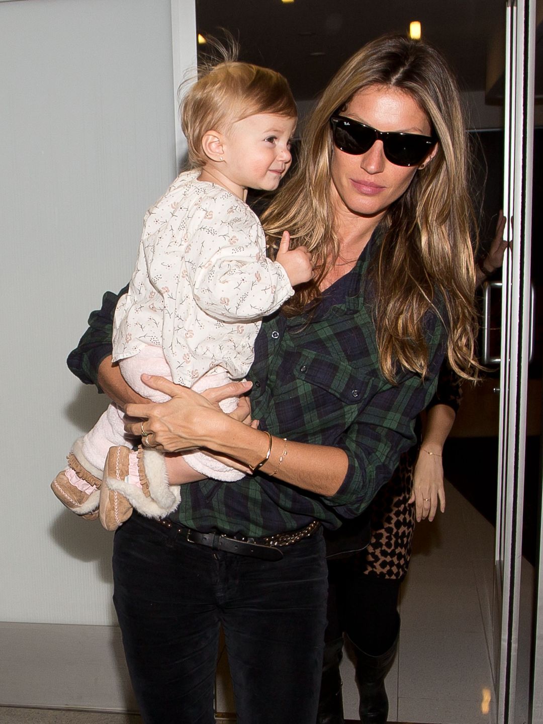 Gisele Bundchen z córką w 2014 