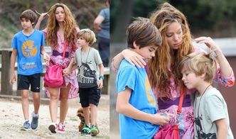 Shakira spaceruje z synami dzień po PUBLICZNYM DEBIUCIE Gerarda Pique i 23-letniej kochanki (ZDJĘCIA)