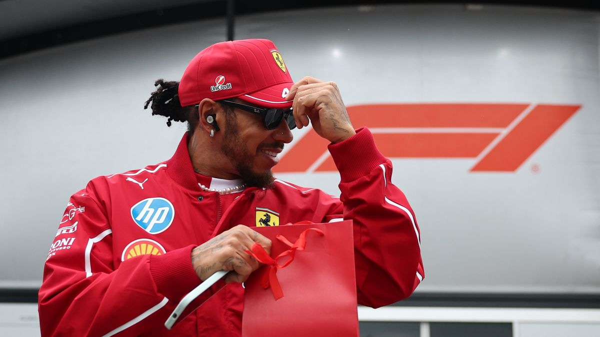 Lewis Hamilton of Ferrari before the third practice ahead of the Formula 1 Grand Prix of Azerbaijan at Baku City Circuit in Baku, Azerbaijan on September 20, 2025. (Photo by Jakub Porzycki/NurPhoto via Getty Images)