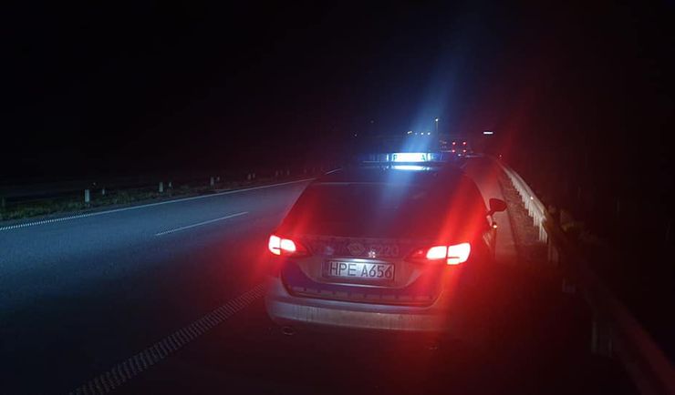 "Sportowiec" jechał po S3 rowerem. Wypił "tylko jedno piwo miodowe"